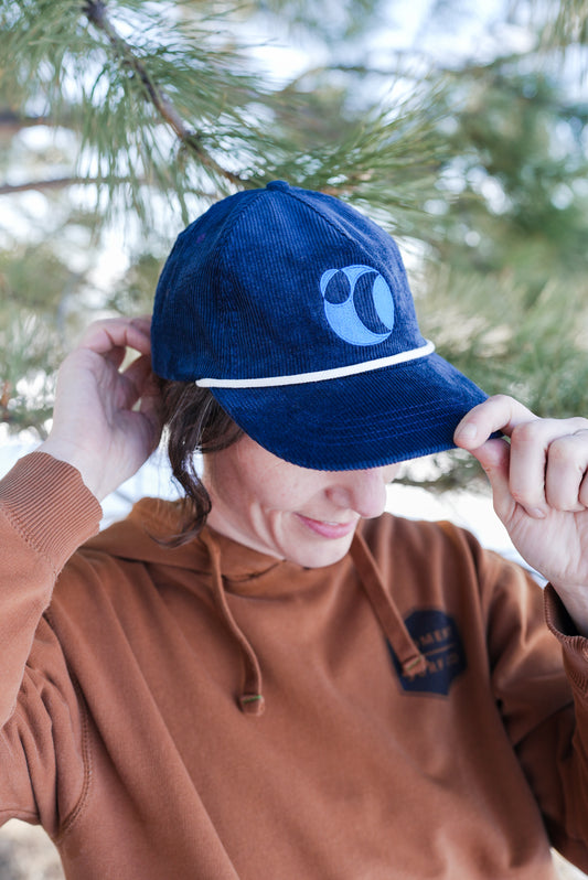 Moon Logo Hemp Corduroy Cap