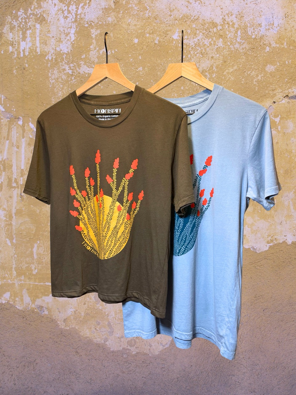 Ocotillo Contrast Cropped Tee by Molly Sugar