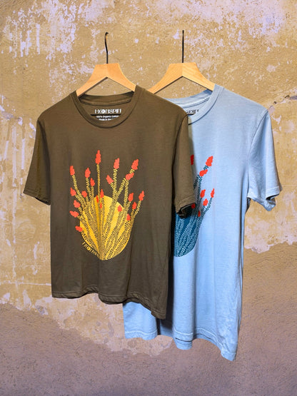 Ocotillo Contrast Cropped Tee by Molly Sugar