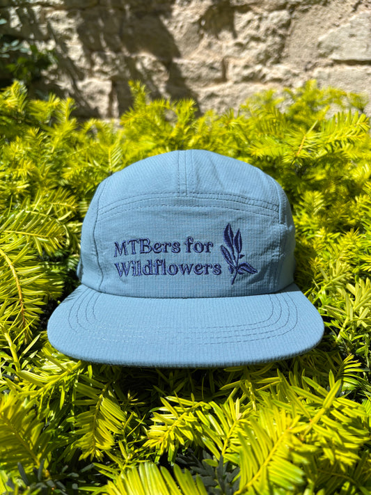 MTBers for Wildflowers Nylon 5-Panel Cap