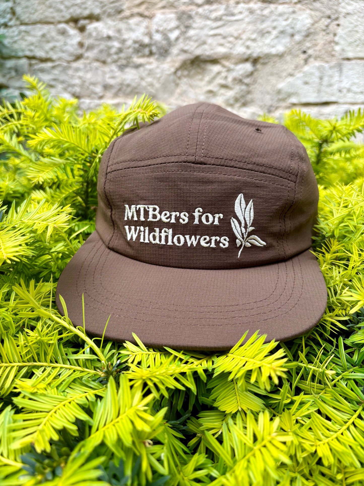 MTBers for Wildflowers Nylon 5-Panel Cap