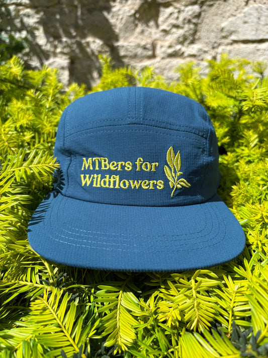 MTBers for Wildflowers Nylon 5-Panel Cap