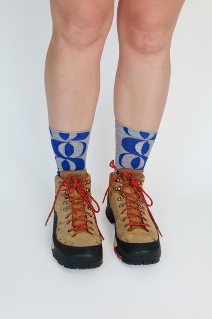 Wool Blend Retro Moon Socks